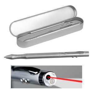 Długopis ze wskaźnikiem laserowym Combo – 4 w 1 R35422