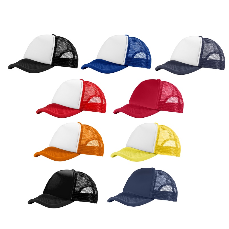 Czapka 5-panelowa Trucker 111069 z nadrukiem logo