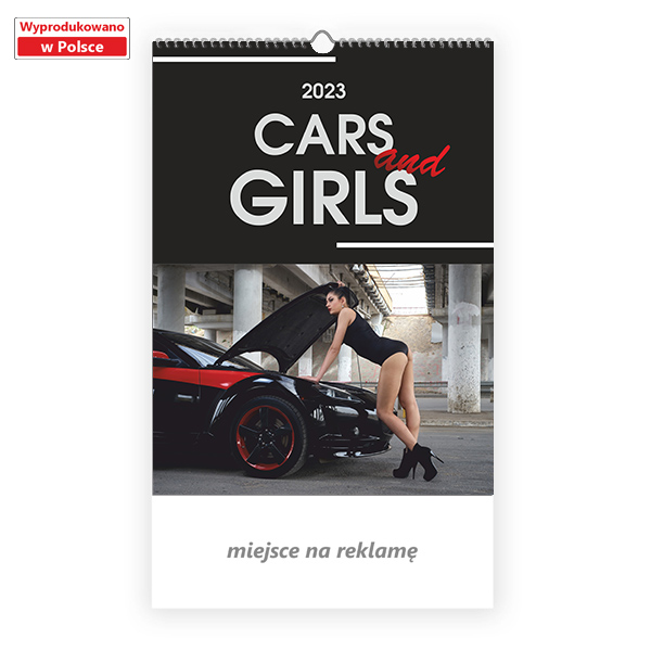 Kalendarz 13-planszowy - Cars and girls
