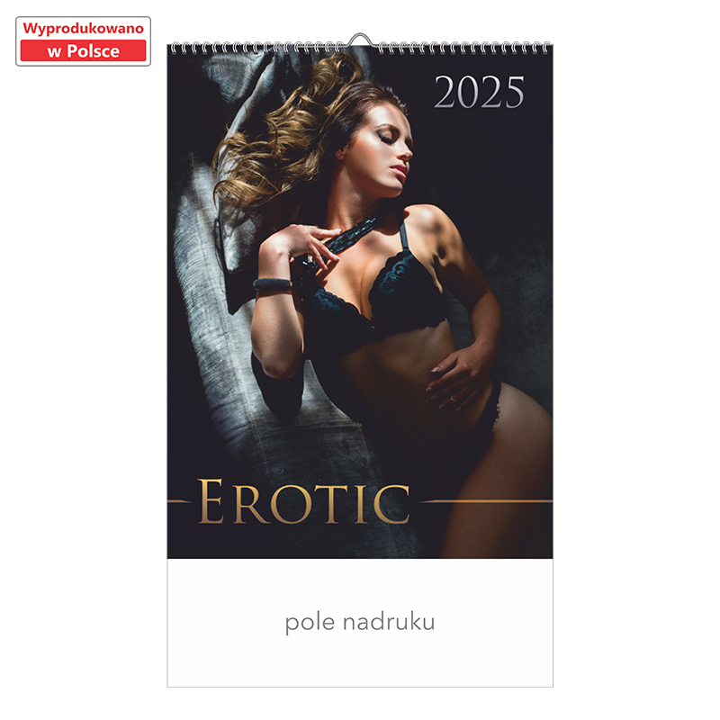 Kalendarz 13-planszowy - Erotic z nadrukiem