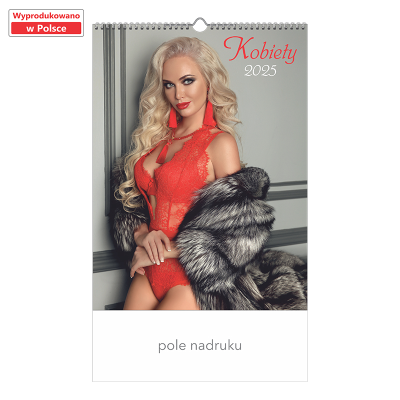 Kalendarz 13-planszowy - Kobiety z nadrukiem