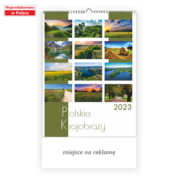 Kalendarz 13-planszowy - Polskie krajobrazy