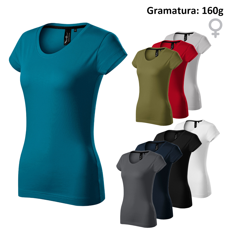 Koszulka męska Malfini EXCLUSIVE 153 z nadrukiem logo