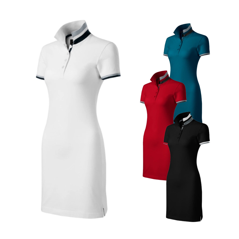Sukienka damska DRESS UP 271 z nadrukiem logo