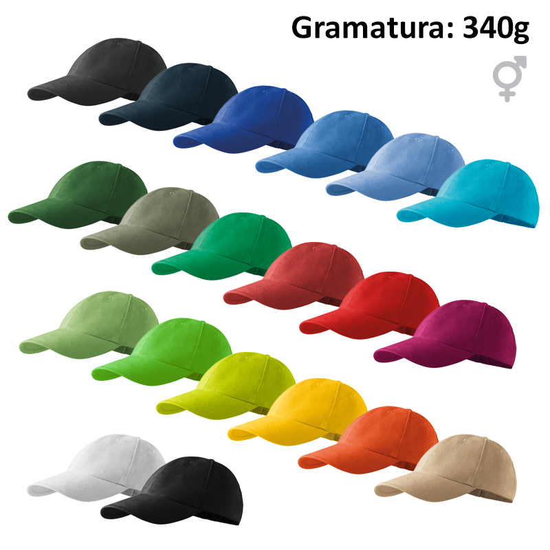 Czapka unisex 6P 305 z nadrukiem logo