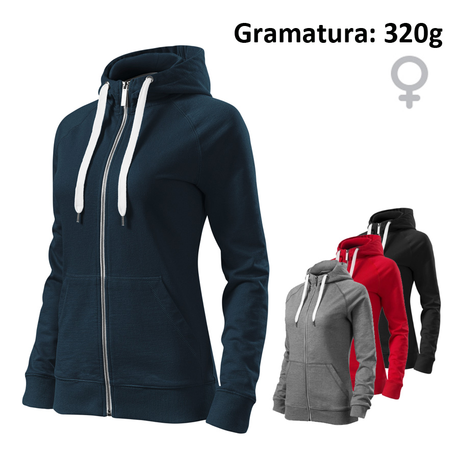 Bluza damska VOYAGE 451 z nadrukiem logo