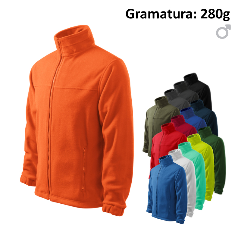 Polar męski Jacket 501 z nadrukiem logo