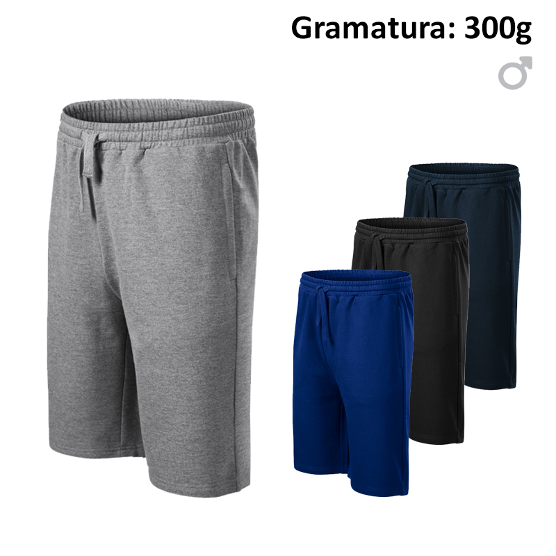 Szorty męskie COMFY 611 z nadrukiem logo