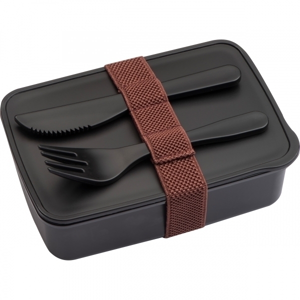 Lunch box ze sztućcami 600 ml VIGO E2659