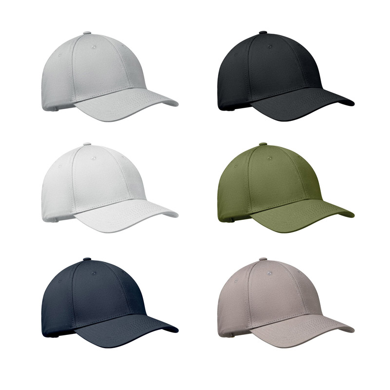 Bawełniana czapka z daszkiem 6 paneli MO2347