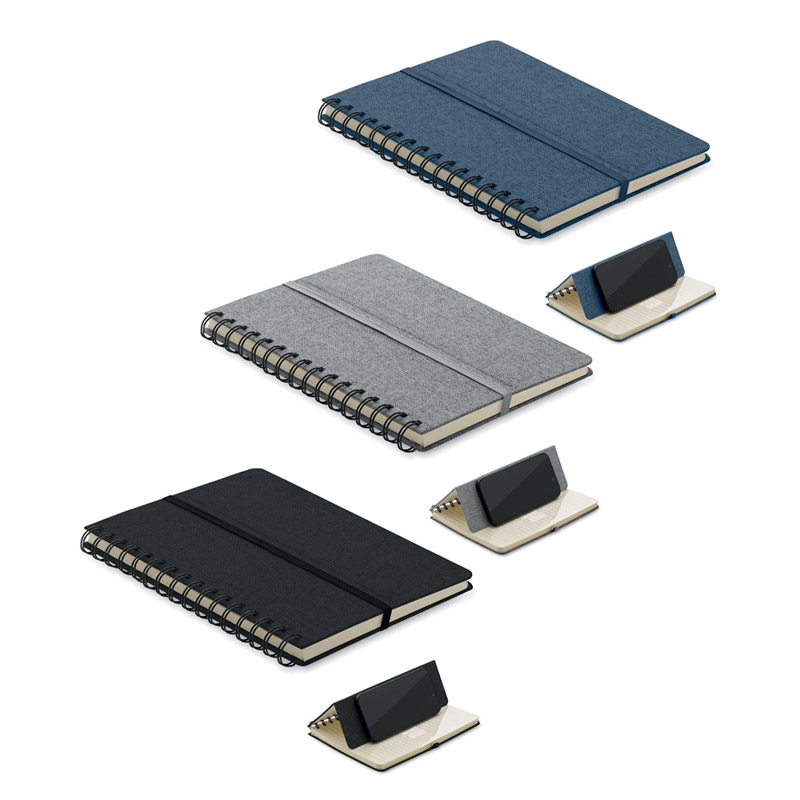 Notatnik A5 z podstawką na telefon MO2522