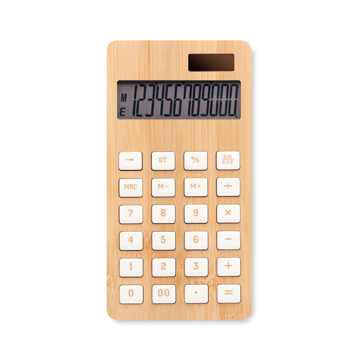 12-cyfrowy kalkulator, bambus MO6216