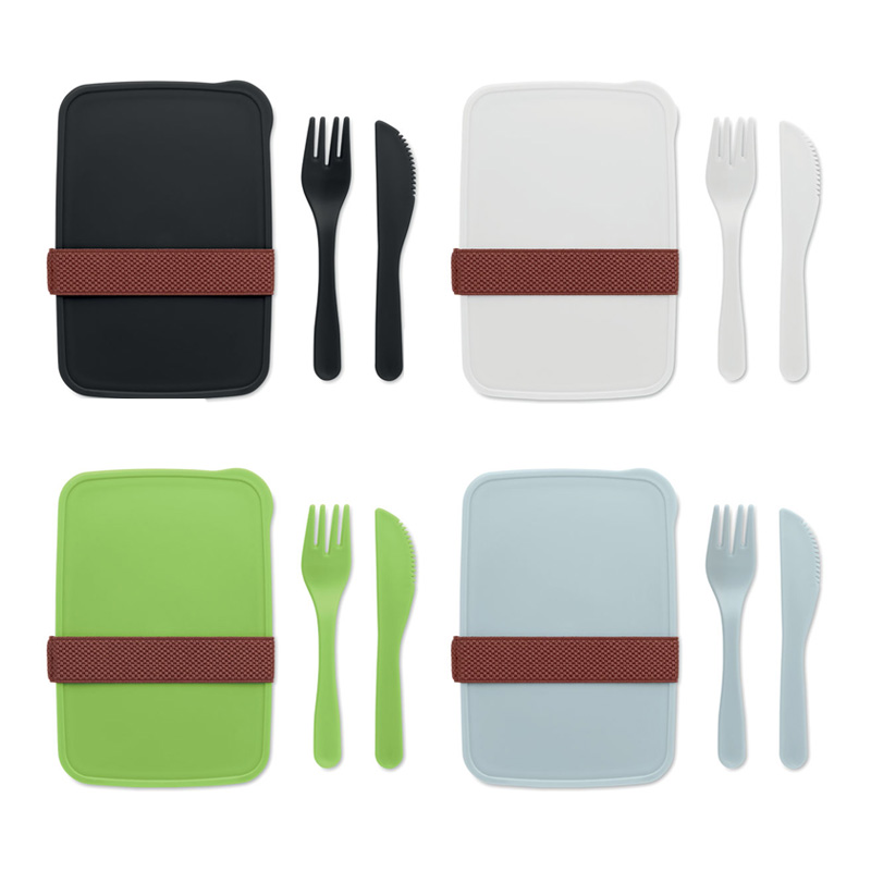 Lunchbox ze sztućcami MO6254