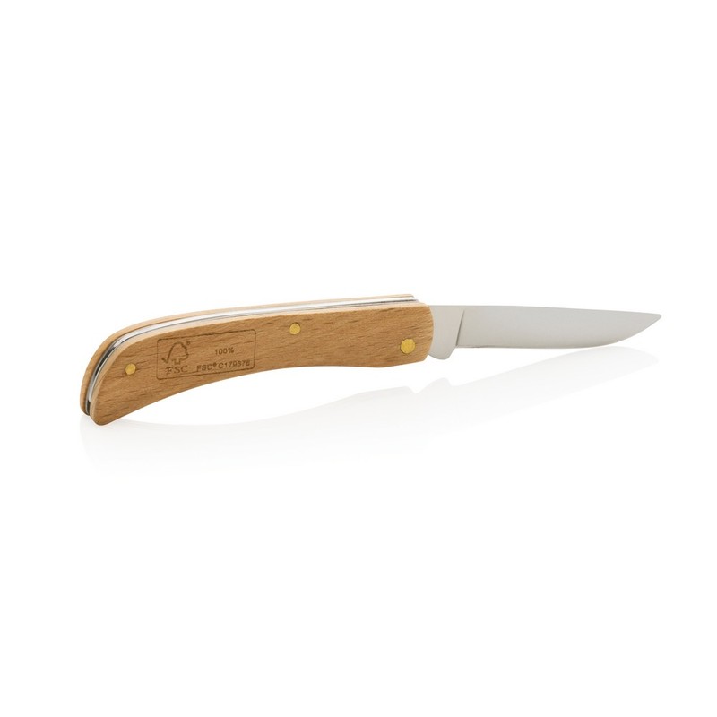 Drewniany nóż składany, scyzoryk P414.009