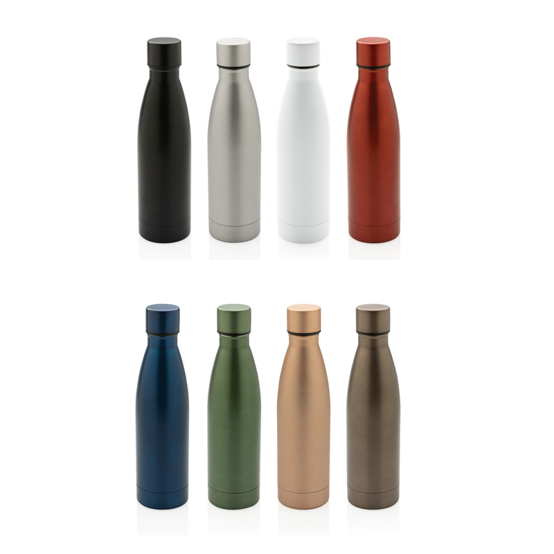 Butelka termiczna 500 ml, stal nierdzewna z recyklingu P433.27