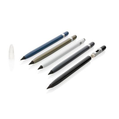 Aluminiowy wieczny ołówek z gumką P611.12