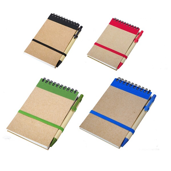Notes Kraft z długopisem R73795