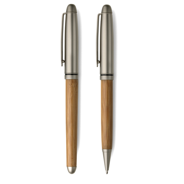 Zestaw piśmienny, długopis i pióro kulkowe V1300