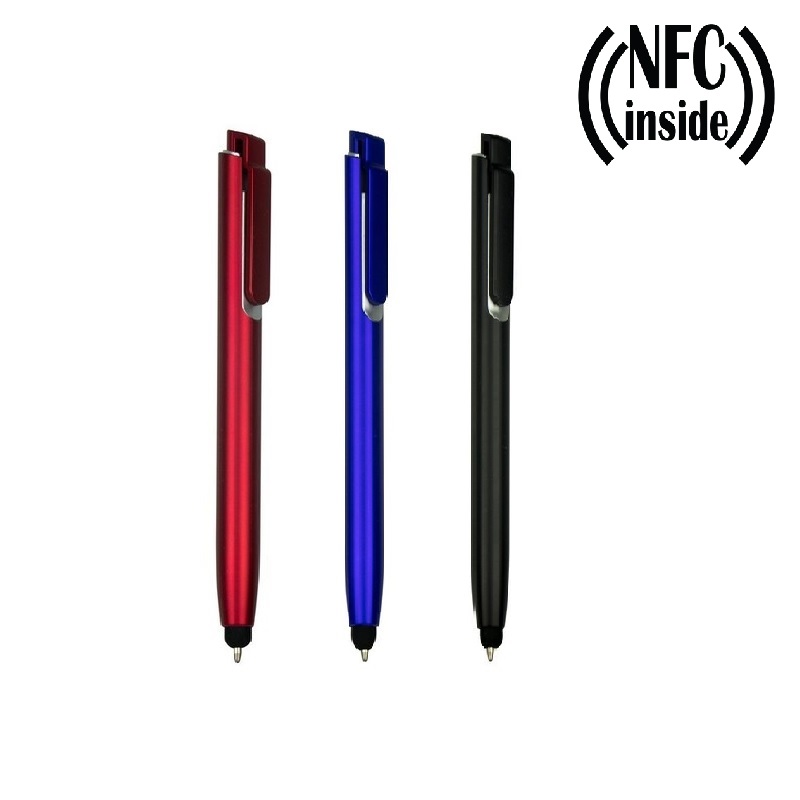 Długopis z chipem NFC, touch pen V9343