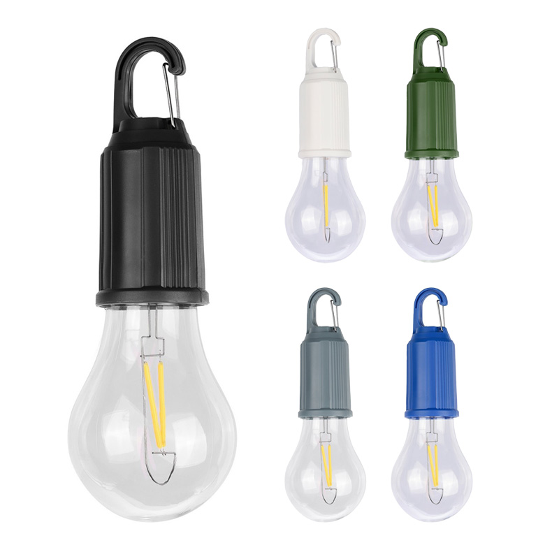 Wisząca lampka "żarówka", karabińczyk VA439