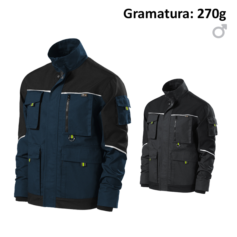 Kurtka robocza męska RIMECK RANGER W53 z nadrukiem logo