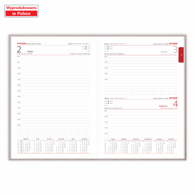 Kalendarz książkowy <b>Dzienny A5 Diamond</b>