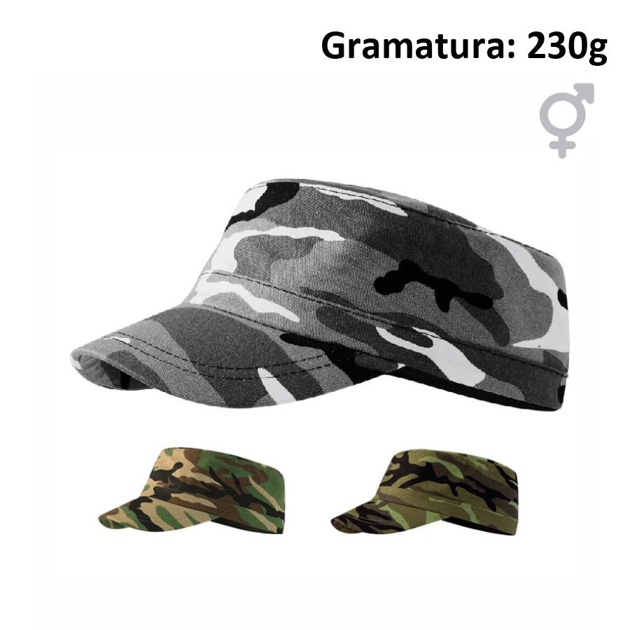 Czapka unisex CAMO LATINO C24 z nadrukiem logo