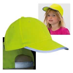 Dziecięca czapka odblaskowa z daszkiem SEATTLE E3398