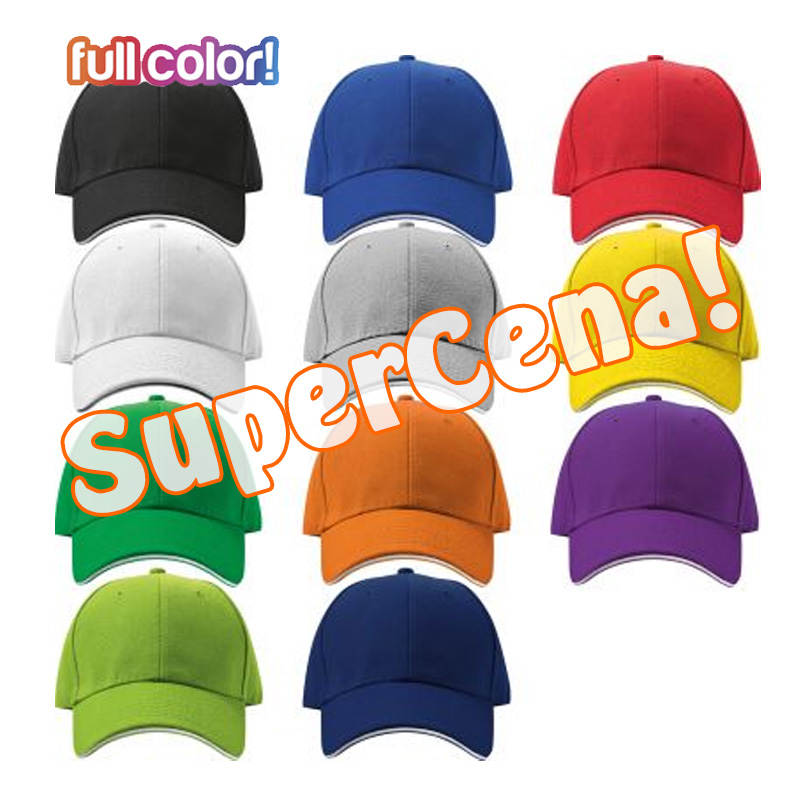 Czapka bawełniana z daszkiem 6 paneli M50466 PROMOCJA
