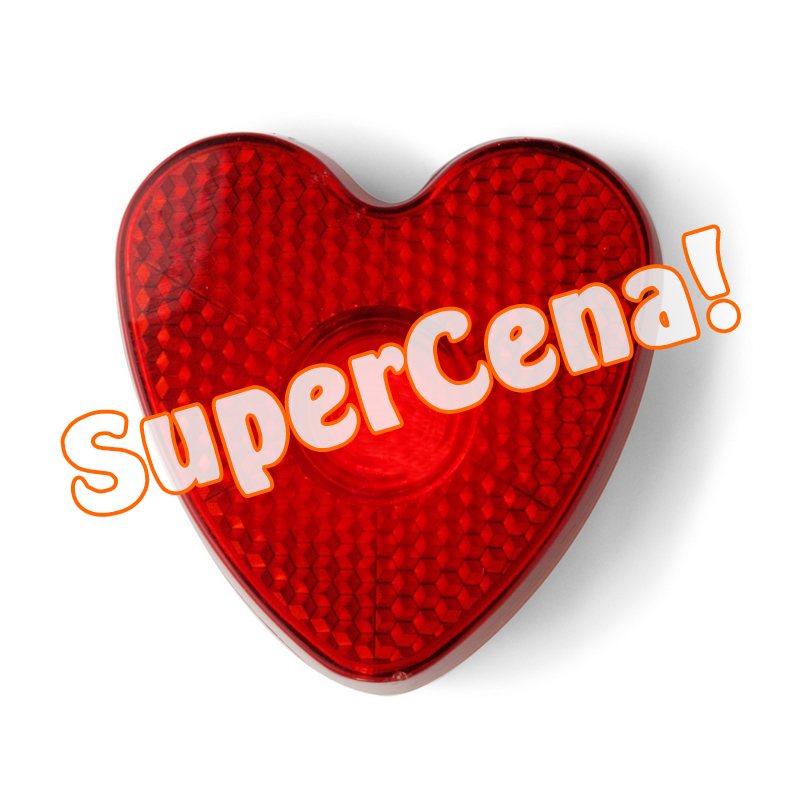 Klip "serce" z migającym światełkiem V6463 PROMOCJA